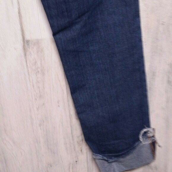 LOFT Size 4 Original Straight Cuffed Jeans - Picture 11 of 12